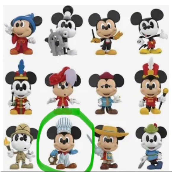 DISNEY THE TRUE ORIGINAL 90 YEARS MICKEY MOUSE VINYL FIGURE TRAIN CONDUCTOR - Picture 2 of 3